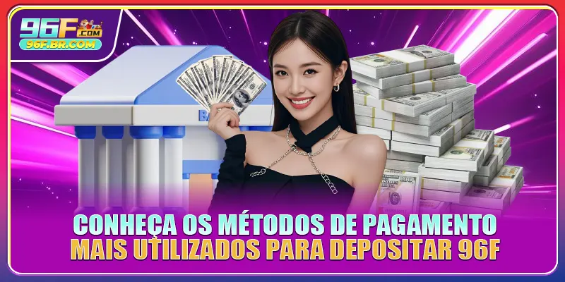 Conheça os métodos de pagamento mais utilizados para Depositar 96F