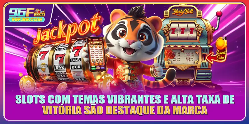 Slots com temas vibrantes e alta taxa de vitória são destaque da marca